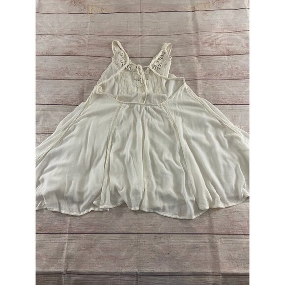 Anna Sui X O'Neill Ivory Elise Women's Crochet Tunic Dress - Medium - Picture 10 of 13